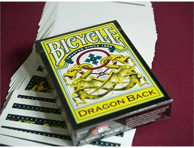 Bicycle Dragon Back Playing Cards (Yellow) - image 2