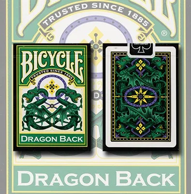 Bicycle Dragon Back Playing Cards (Green) - image 1