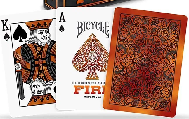 Bicycle Fire Playing Cards - image 2