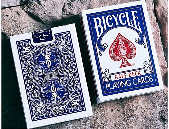INVISIBLE RAINBOW BACK BICYCLE DECK GAFF GIMMICKED PLAYING CARDS MAGIC TRICKS 
