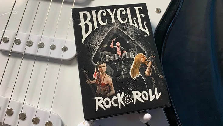 Bicycle Gilded Rock & Roll Playing Cards - image 1