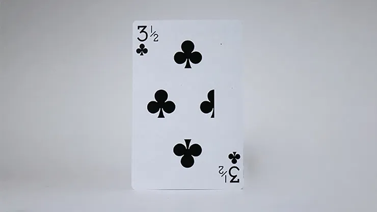 Bicycle Jumbo 3 1/2 of Clubs Card - image 1
