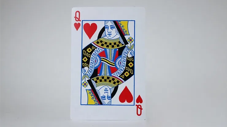 Bicycle Jumbo Queen of Hearts / 2 of Clubs Gimmick Card - image 1
