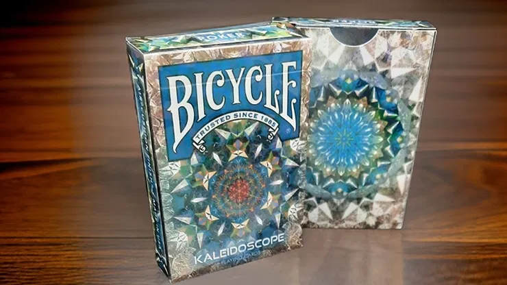 Bicycle Kaleidoscope Blue Playing Cards - image 1