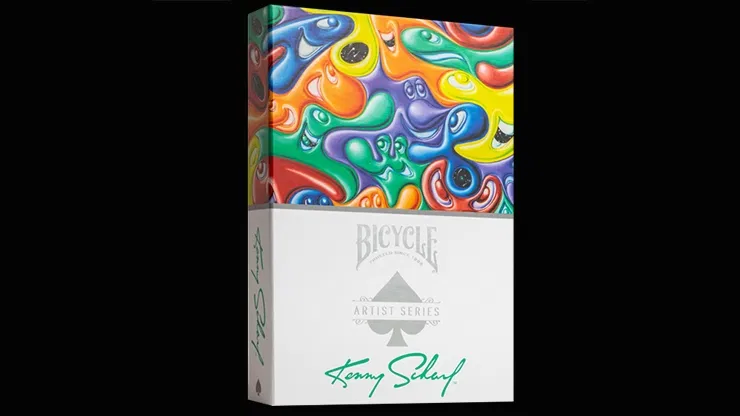 Bicycle Kenny Scharf Purple/Orange Box Set - image 1