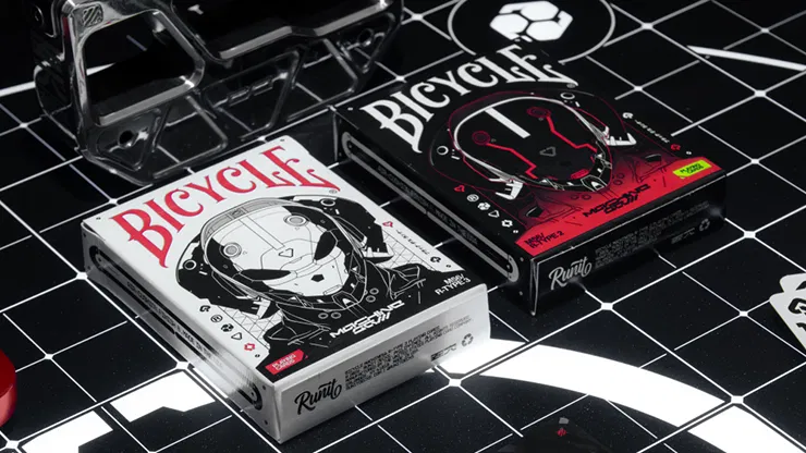 Bicycle Machine56 R-TYPE/3 White Playing Cards - image 3