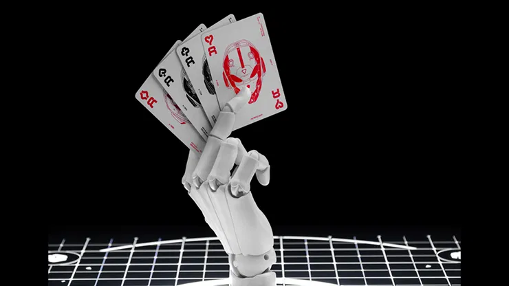 Bicycle Machine56 R-TYPE/3 White Playing Cards - image 4
