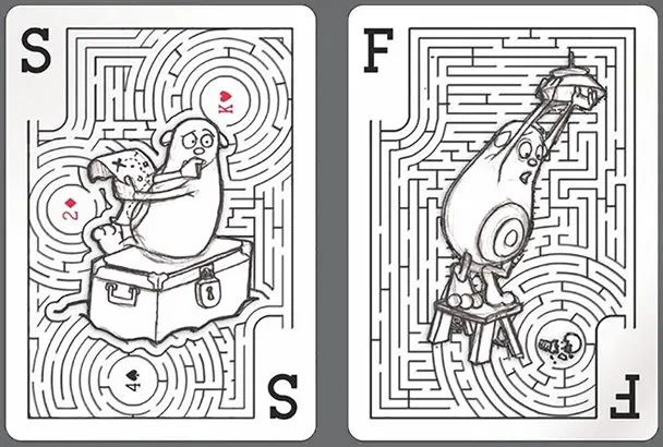 Bicycle Mazing Playing Cards - image 4