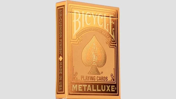 Bicycle Metalluxe Orange Playing Cards - image 1