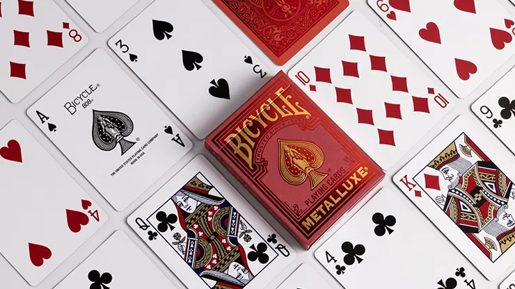 Bicycle Metalluxe Red Playing Cards - image 4