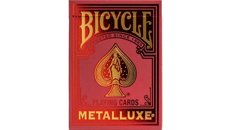 Bicycle Metalluxe Red Playing Cards - image 1