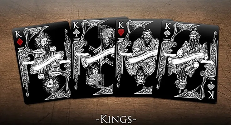 Bicycle Middle Kingdom Playing Cards (Black) - image 3
