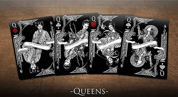 Bicycle Middle Kingdom Playing Cards (Black) - image 4