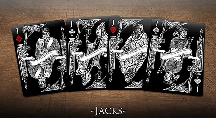 Bicycle Middle Kingdom Playing Cards (Black) - image 5