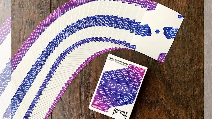 Bicycle Neon Blue Aurora Playing Cards - image 4