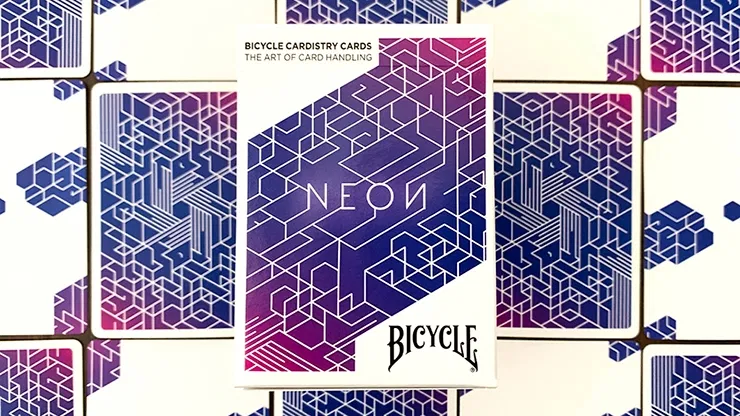 Bicycle Neon Blue Aurora Playing Cards - image 1