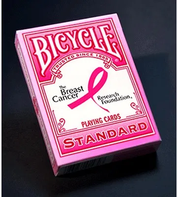 Bicycle Pink Ribbon Playing Cards - image 1