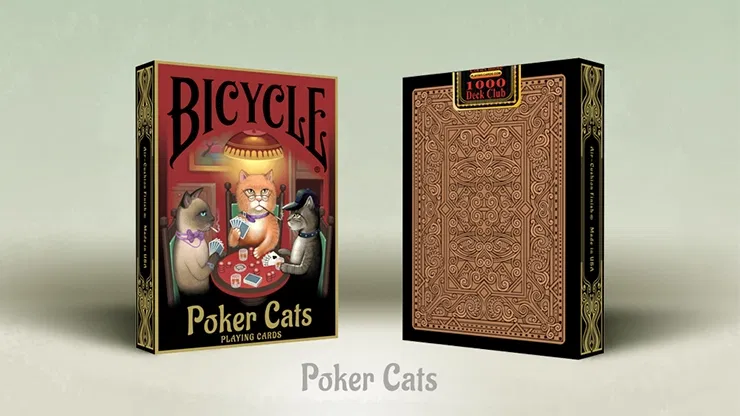 Bicycle Poker Cats Playing Cards - image 1