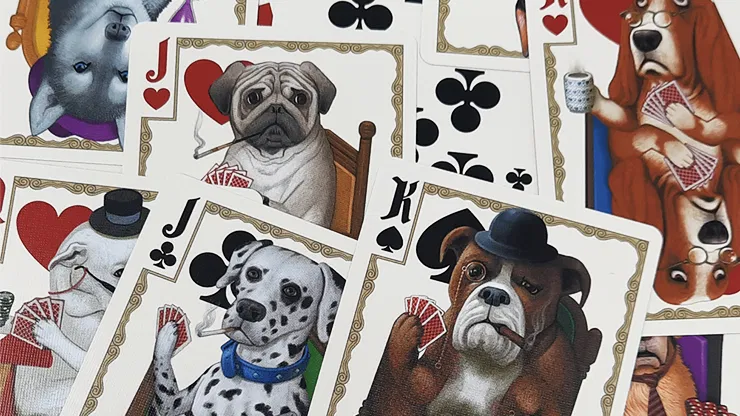 Bicycle Poker Dogs Playing Cards - image 3
