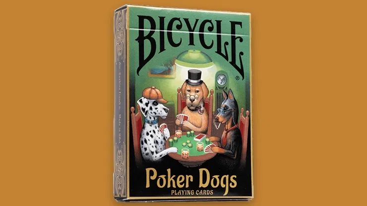 Bicycle Poker Dogs Playing Cards - image 1