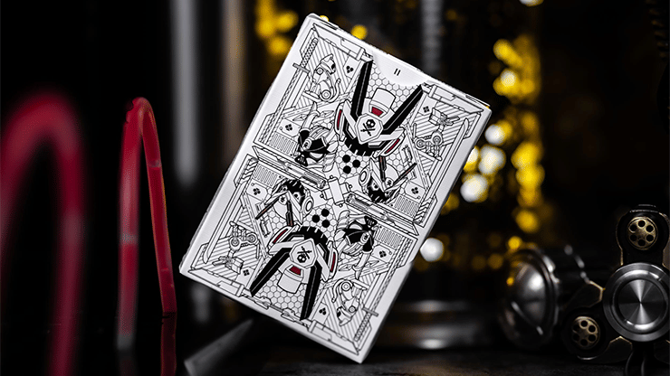 Bicycle Quiccs Ghost White Playing Cards | Vanishing Inc. Magic