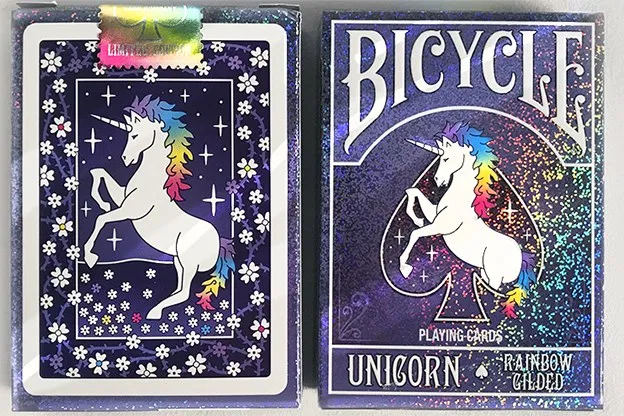 Bicycle Rainbow Gilded Unicorn Playing Cards - image 2