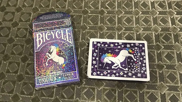 Bicycle Rainbow Gilded Unicorn Playing Cards - image 4