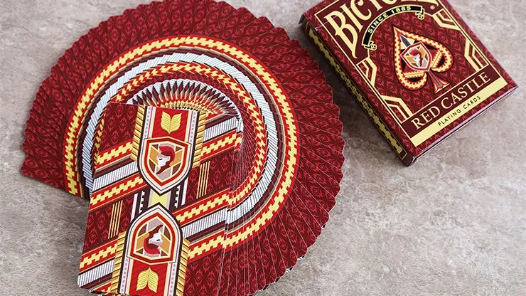 Bicycle Red Castle Playing Cards - image 2