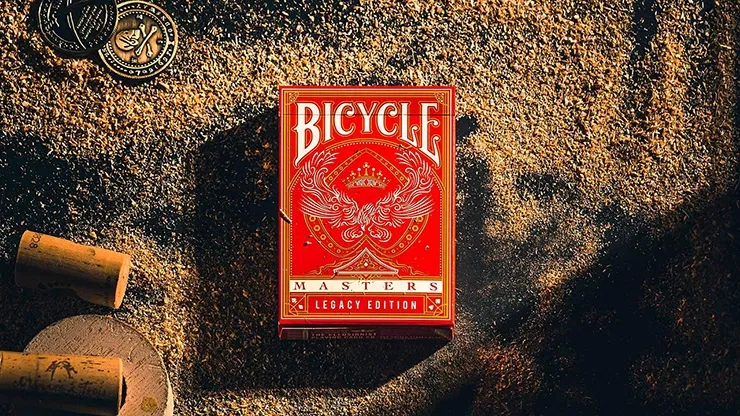 Bicycle Red Legacy Masters Playing Cards - image 1