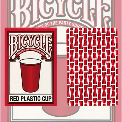 Bicycle Red Plastic Cup Playing Cards
