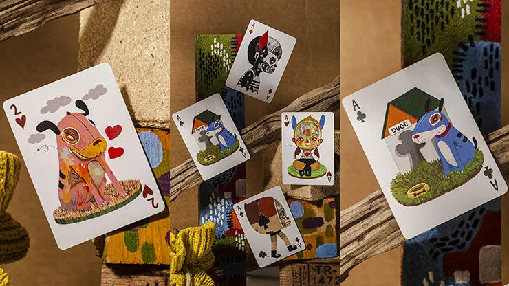 Bicycle Reen Barrera Muscle Land Playing Cards - image 2