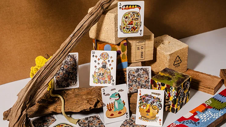 Bicycle Reen Barrera Muscle Land Playing Cards - image 6