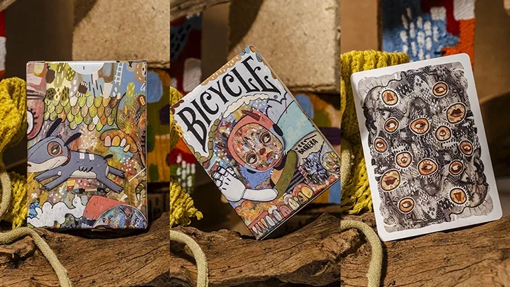 Bicycle Reen Barrera Muscle Land Playing Cards - image 1