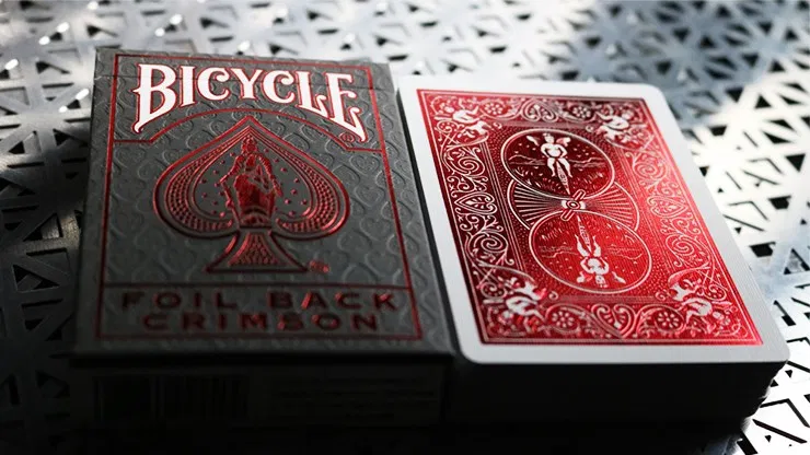 Bicycle Rider Back Playing Cards - Crimson Luxe V2 (Red) - image 2