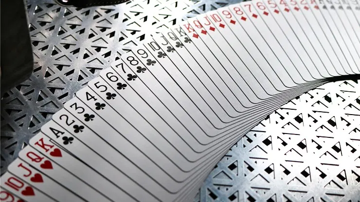 Bicycle Rider Back Playing Cards - Crimson Luxe V2 (Red) - image 4