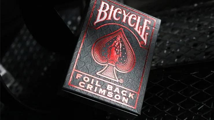 Bicycle Rider Back Playing Cards - Crimson Luxe V2 (Red) - image 6
