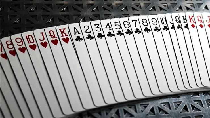 Bicycle Rider Back Playing Cards - Crimson Luxe V2 (Blue) - image 6