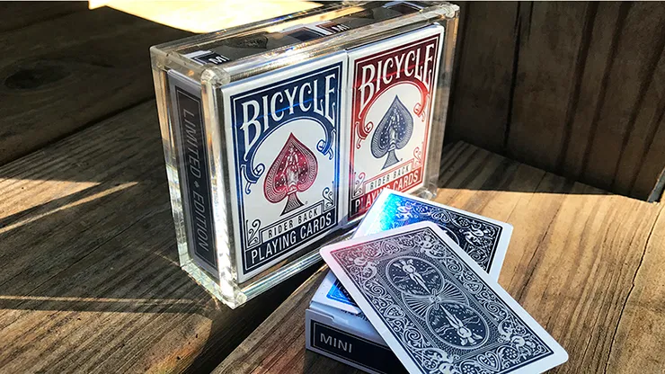 Limited Edition Bicycle Rider Back Mini Playing Cards Set - image 5