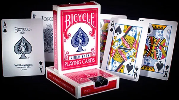 Bicycle Rider Back Playing Cards Brick (Mixed Colors - Red/Blue) - image 3