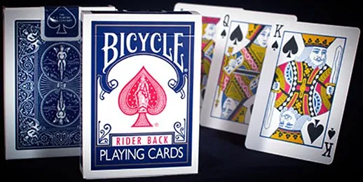 Bicycle Rider Back Playing Cards Brick (Mixed Colors - Red/Blue) - image 4