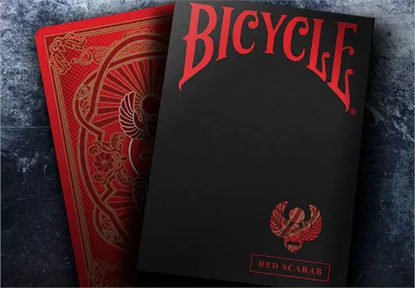 Bicycle Scarab (Red) Playing Cards