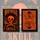 Bicycle Skull Metallic (Orange)