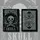 Bicycle Skull Playing Cards (Metallic Silver) - image 1