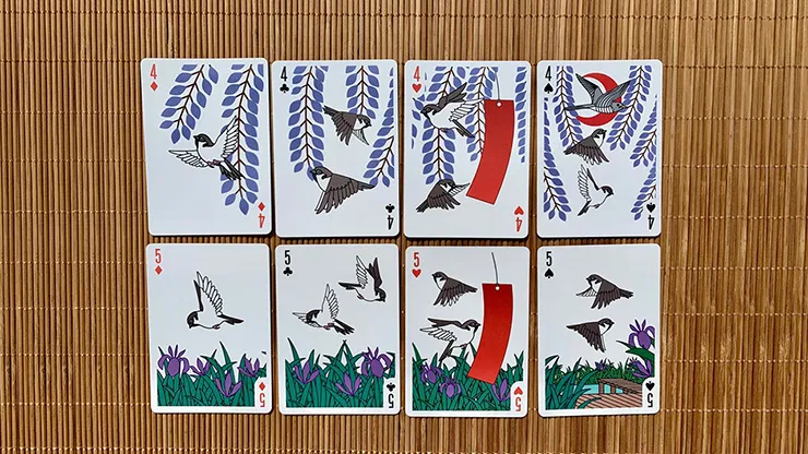 Bicycle Sparrow Hanafuda Fusion Playing Cards - image 5