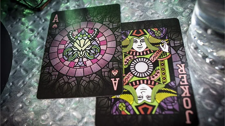Bicycle Stained Glass Behemoth Playing Cards - image 5