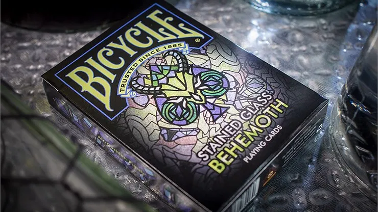 Bicycle Stained Glass Behemoth Playing Cards - image 1