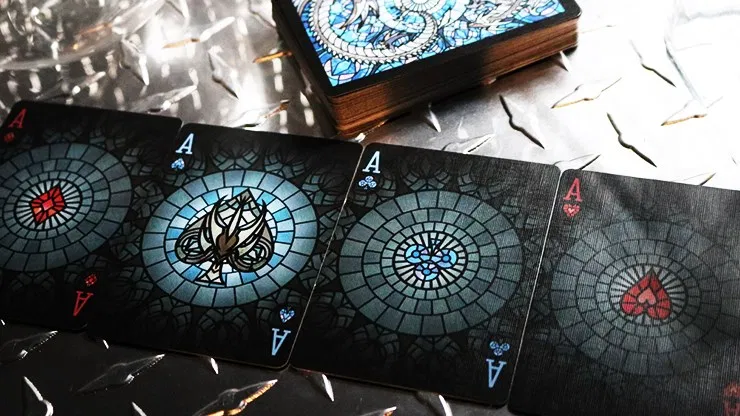 Bicycle Stained Glass Leviathan Playing Cards - image 5