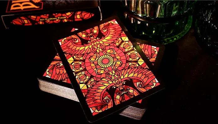 Bicycle Stained Glass Phoenix Playing Cards - image 3