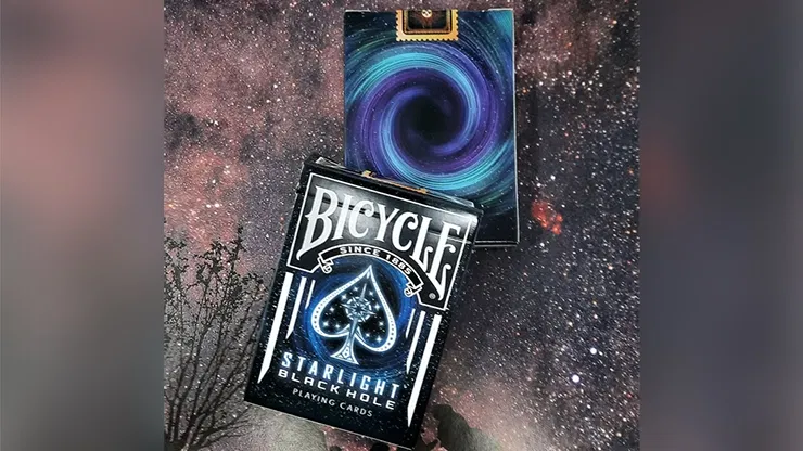 Bicycle Starlight Black Hole Collectable Playing Cards  - image 1