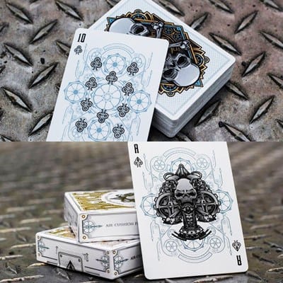 Bicycle Steampunk Deck (White) | Vanishing Inc. Magic